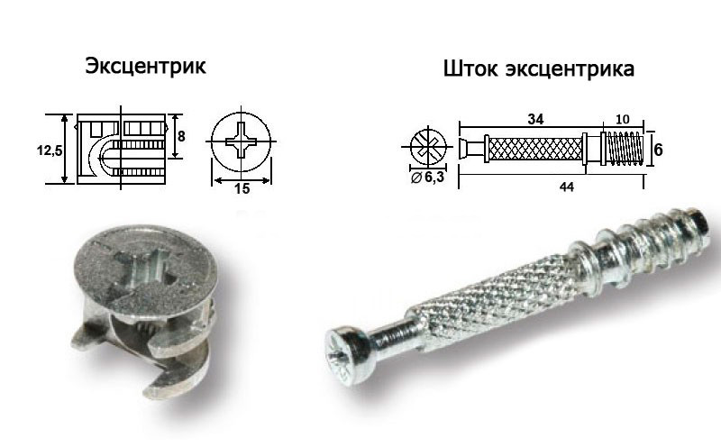 Схема мебельной стяжки